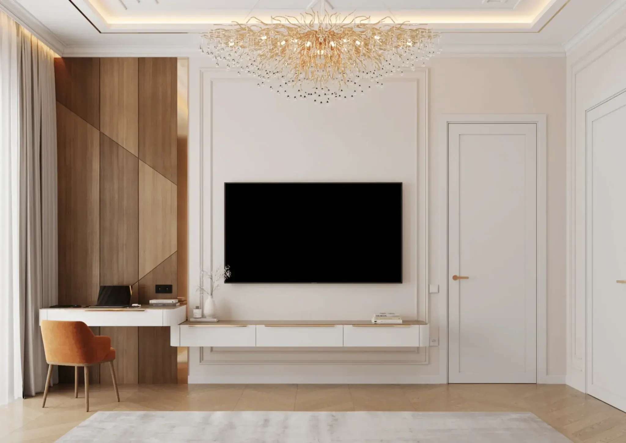 Apartment interior after renovation 12